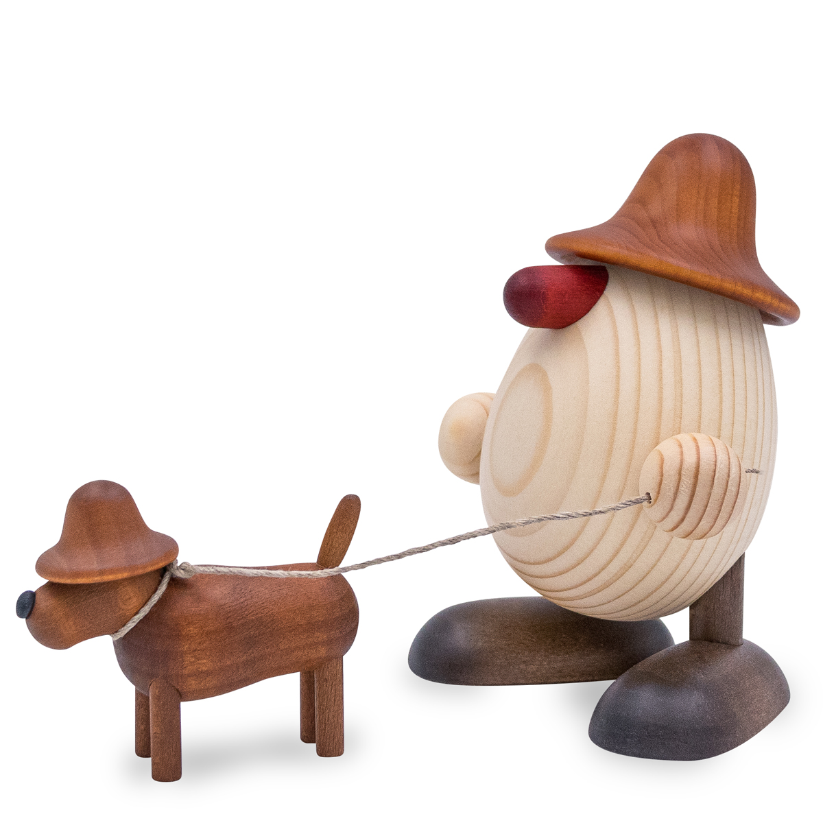 Eierkopf Rudi mit Waldi, braun