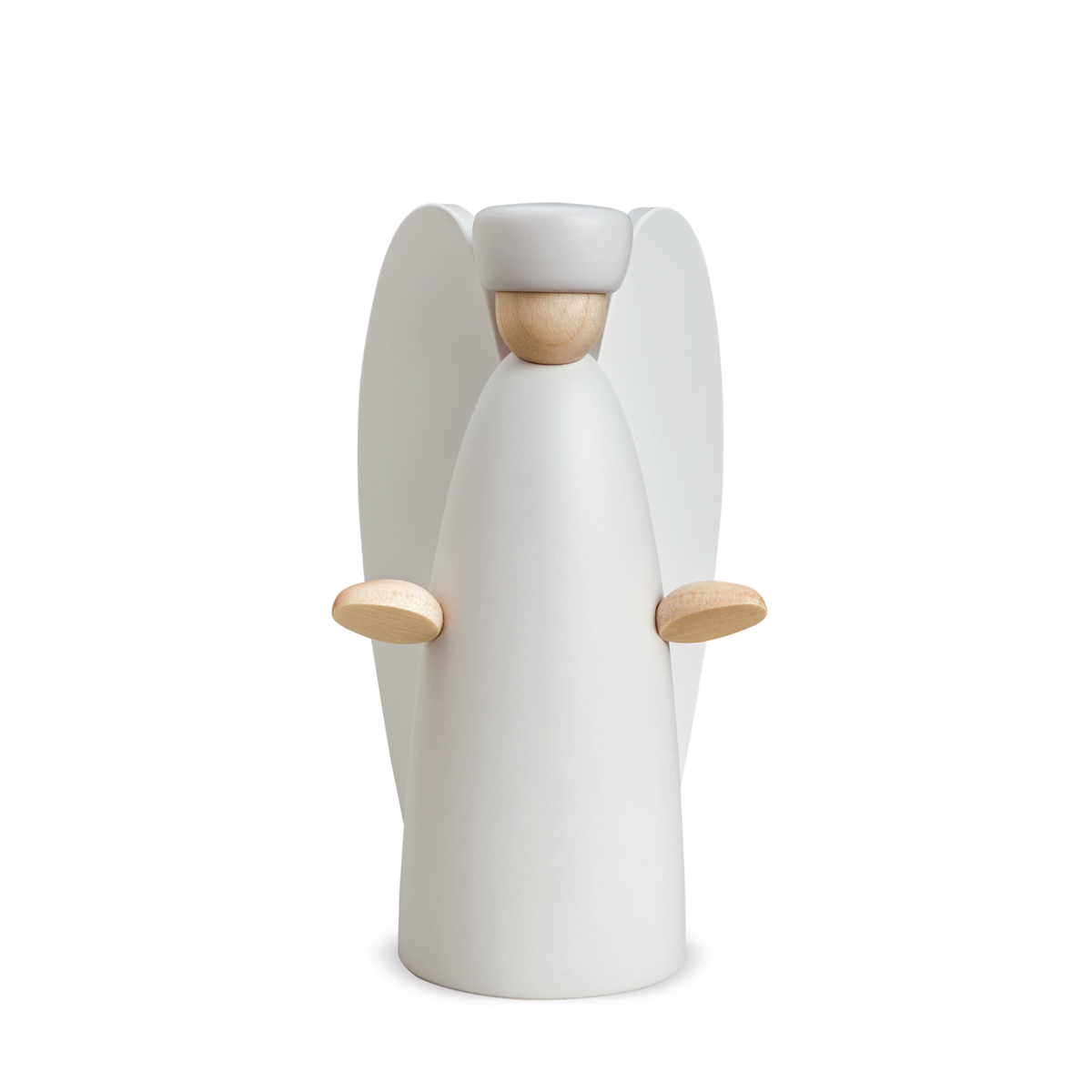 Verkündigungsengel zur Krippe, klein, weiß