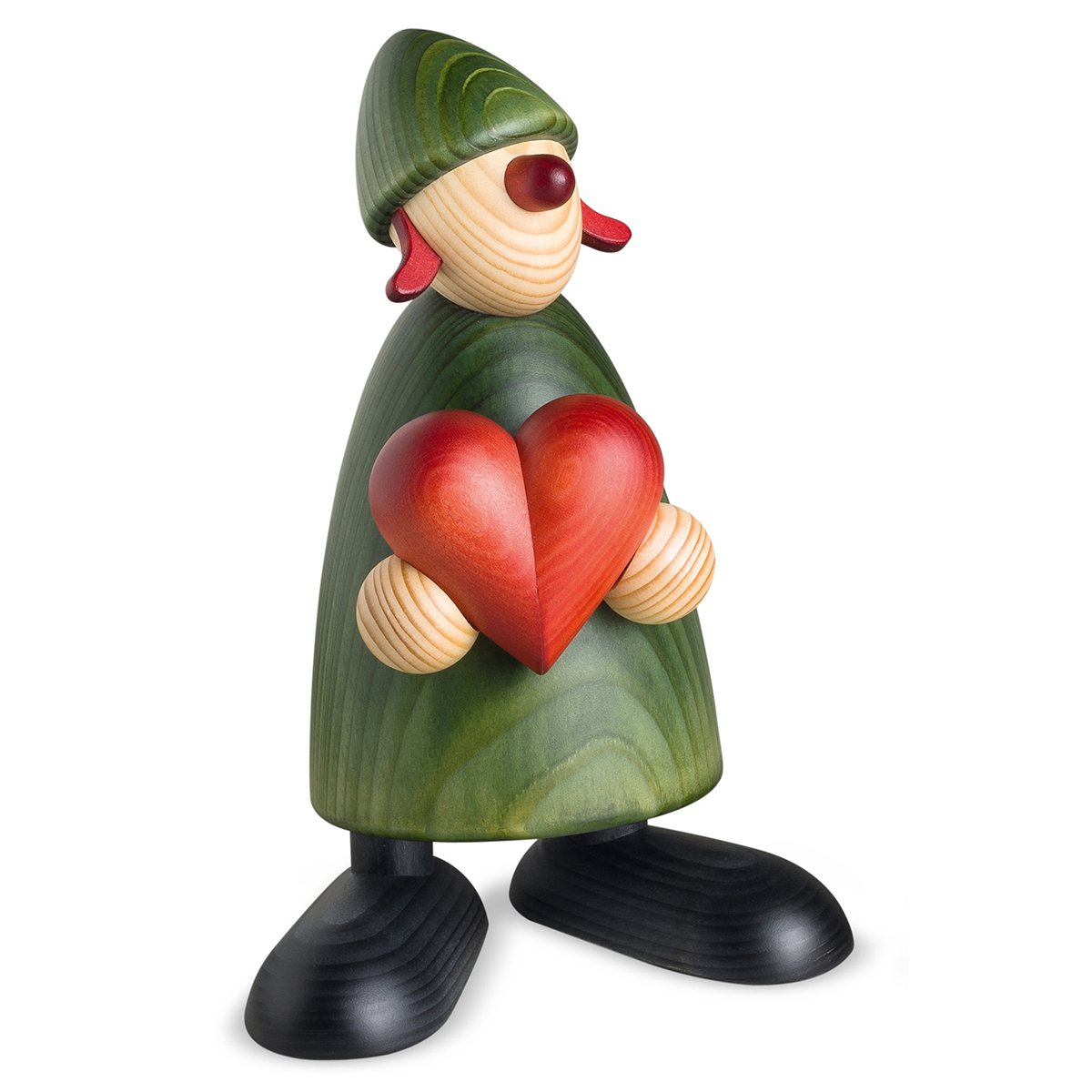 Gratulantin Thea mit Herz, groß, grün