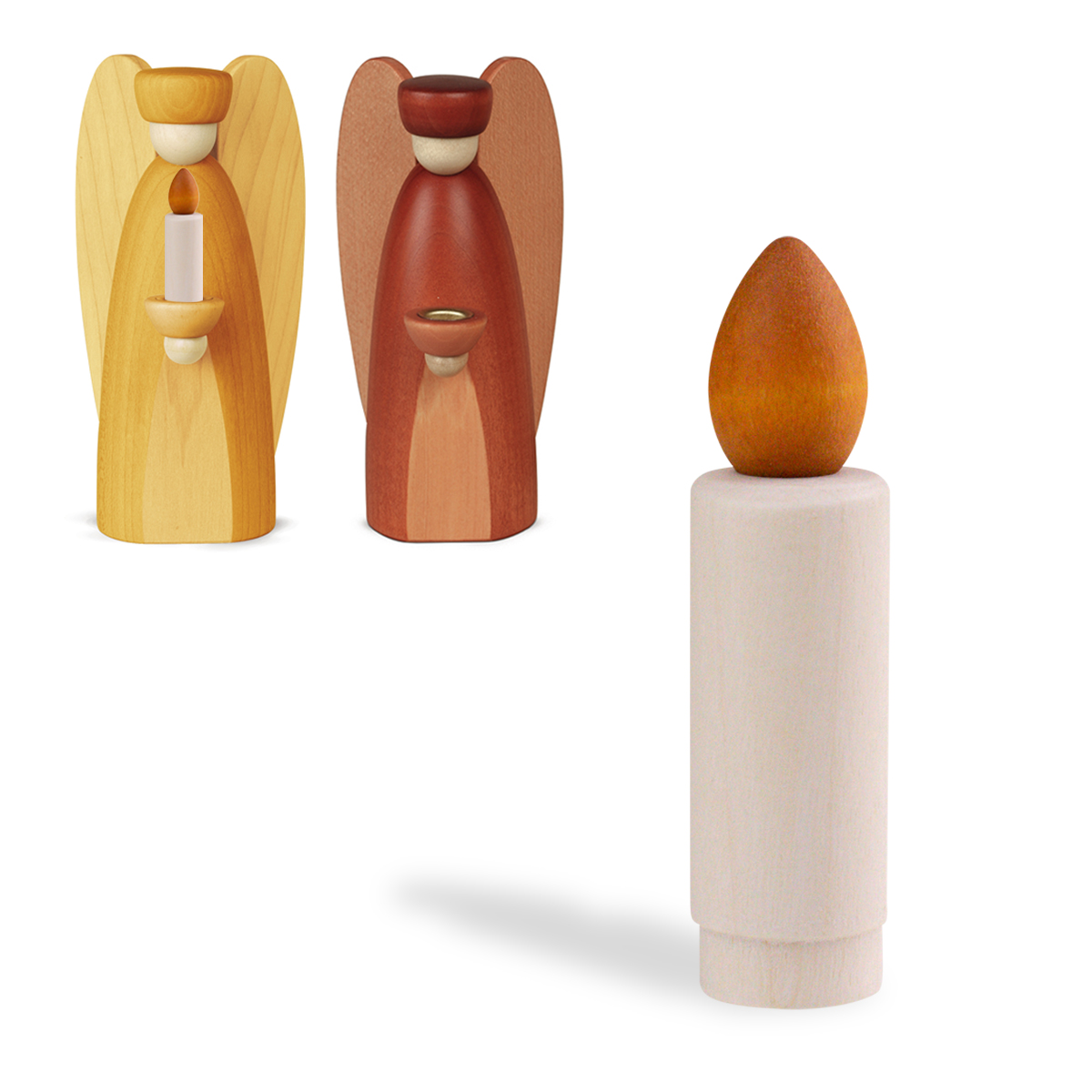 Kerze zum Lichterengel, klein - Produkterweiterung