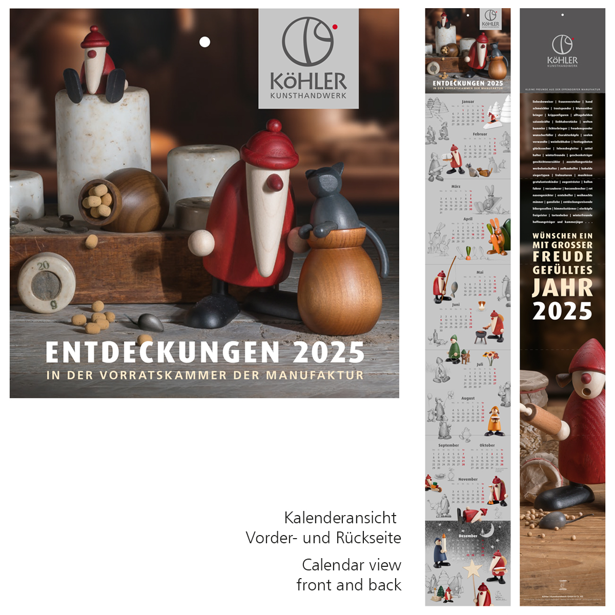 Faltkalender "Entdeckungen 2025"