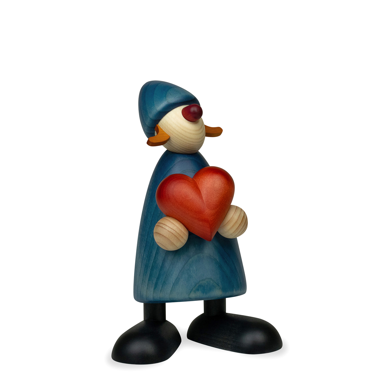 Gratulantin Thea mit Herz, groß, blau