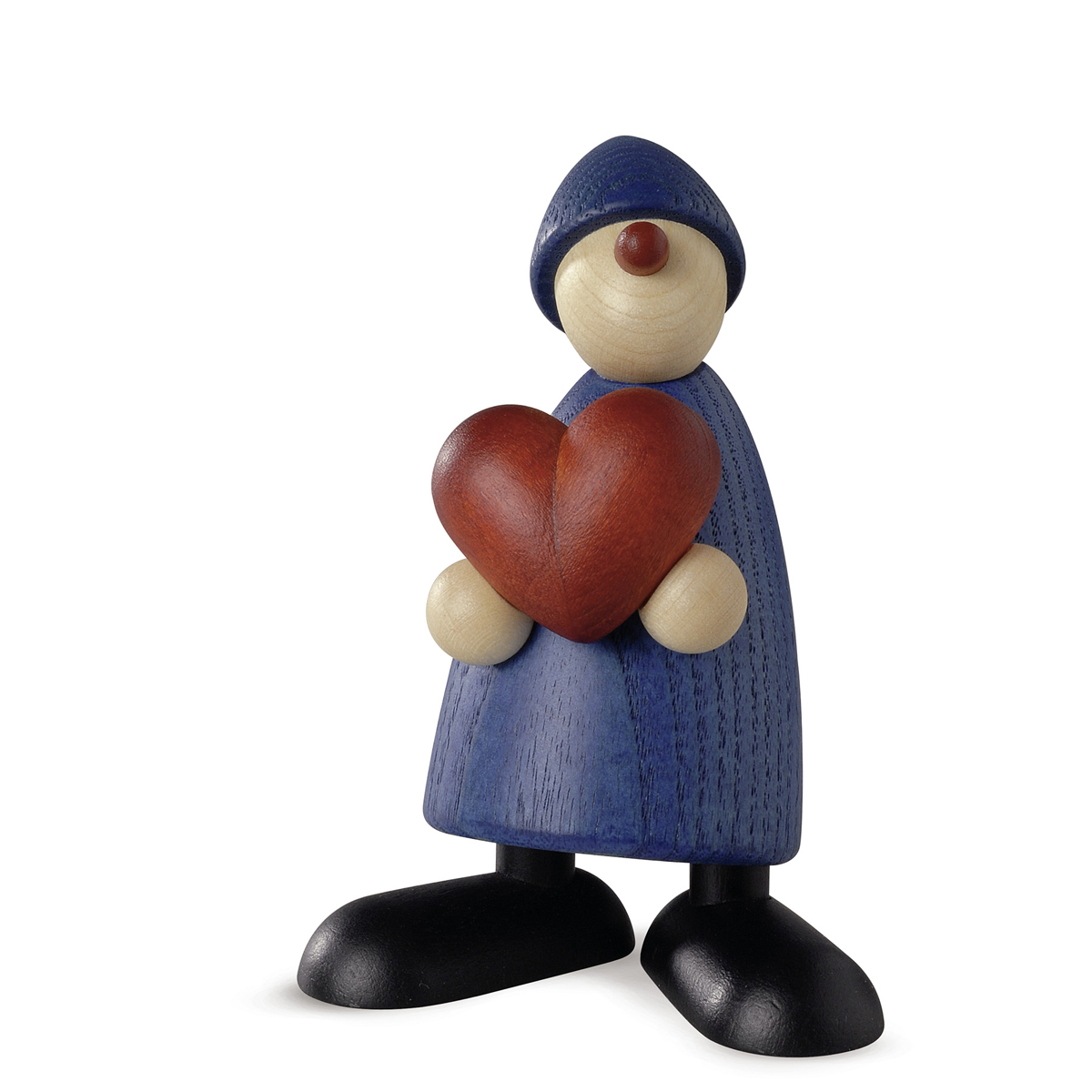 Gratulant Theo mit Herz, blau