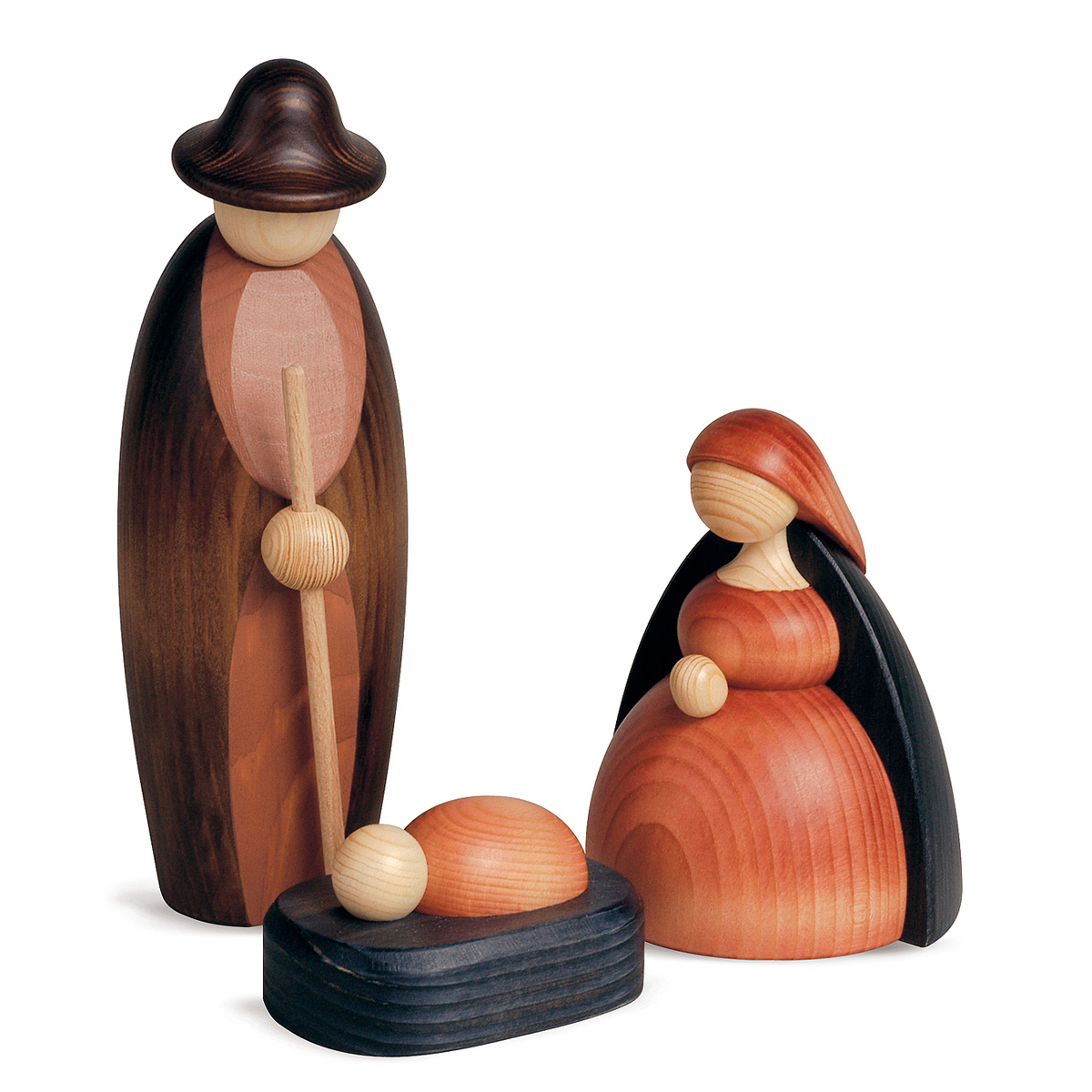 Nativity scene, large, coloured