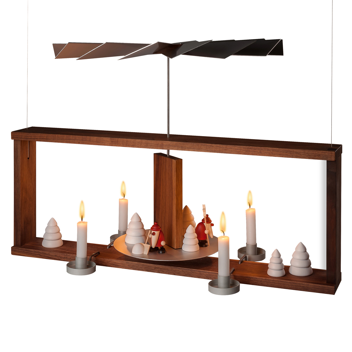 Hängepyramide Nussbaum, Dekobeispiel