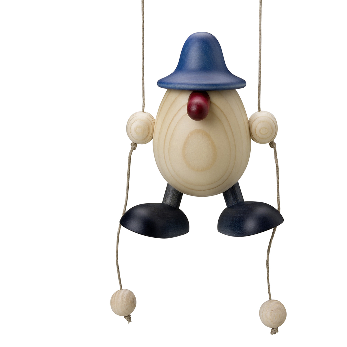 Eierkopf Arthur, kletternd, blau