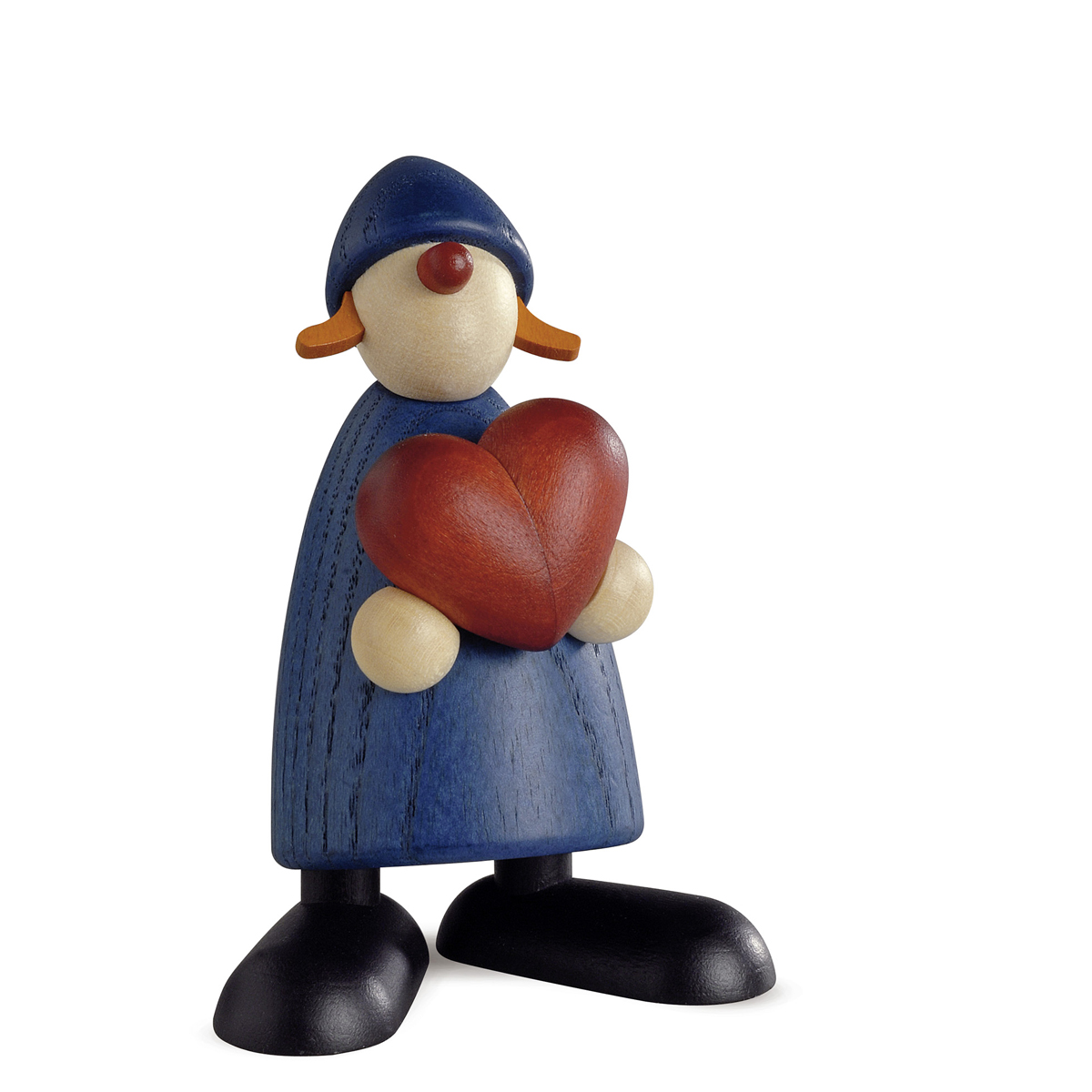 Gratulantin Thea mit Herz, blau