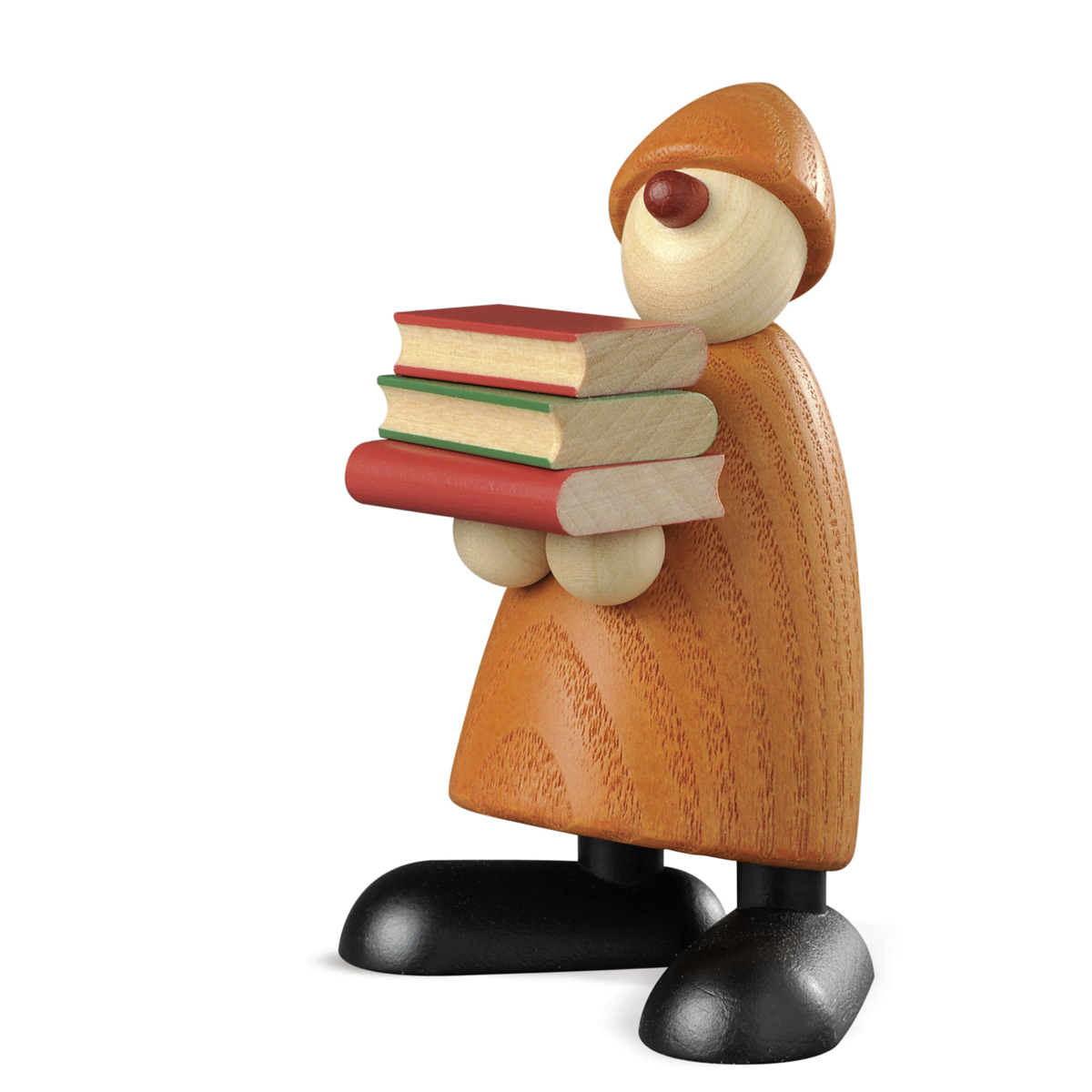 Gratulant Billy mit Büchern, gelb