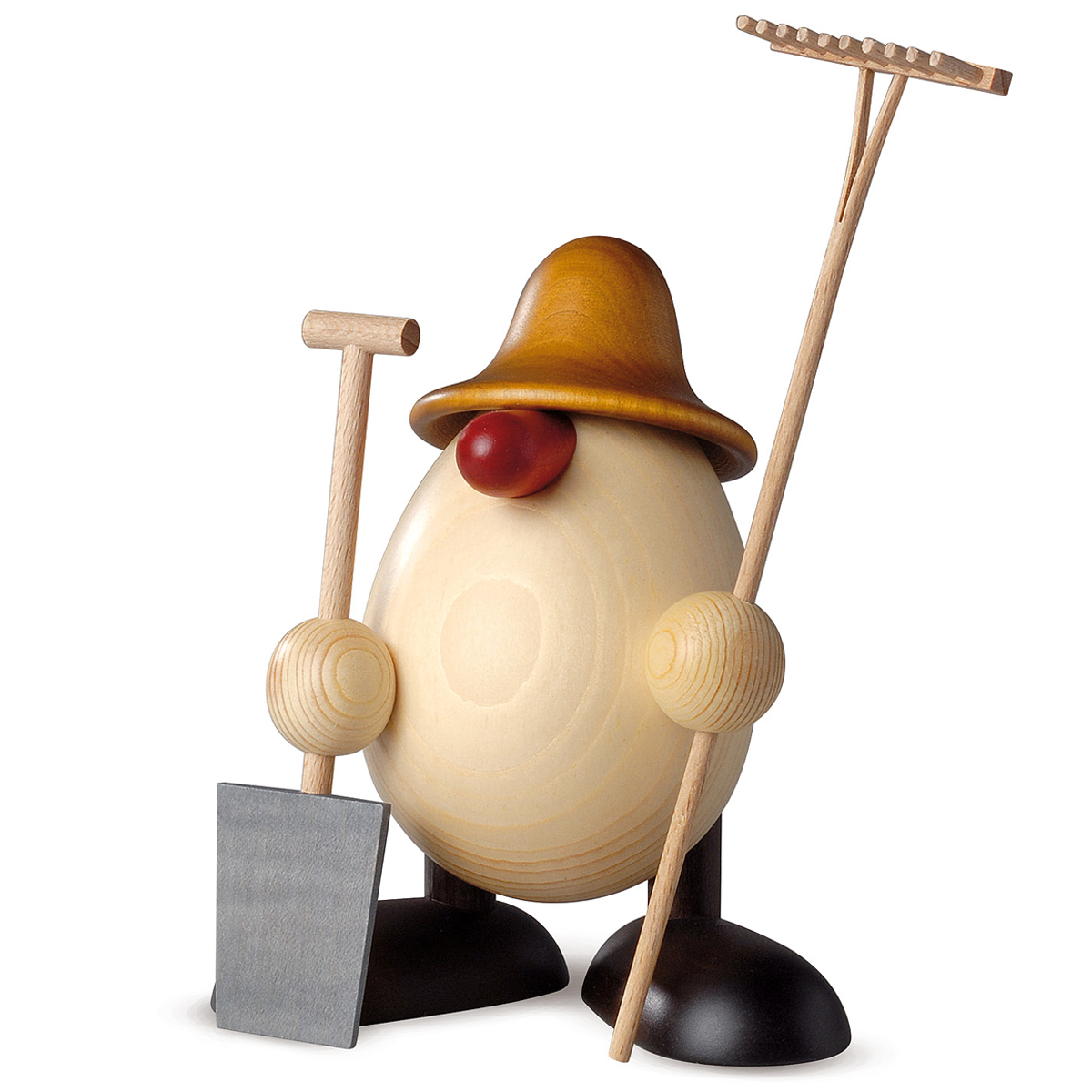 Eierkopf Benno, der Gärtner, braun