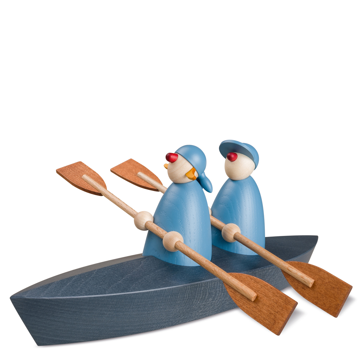 Gratulanten Ole & Svenja im Paddelboot, Zweier