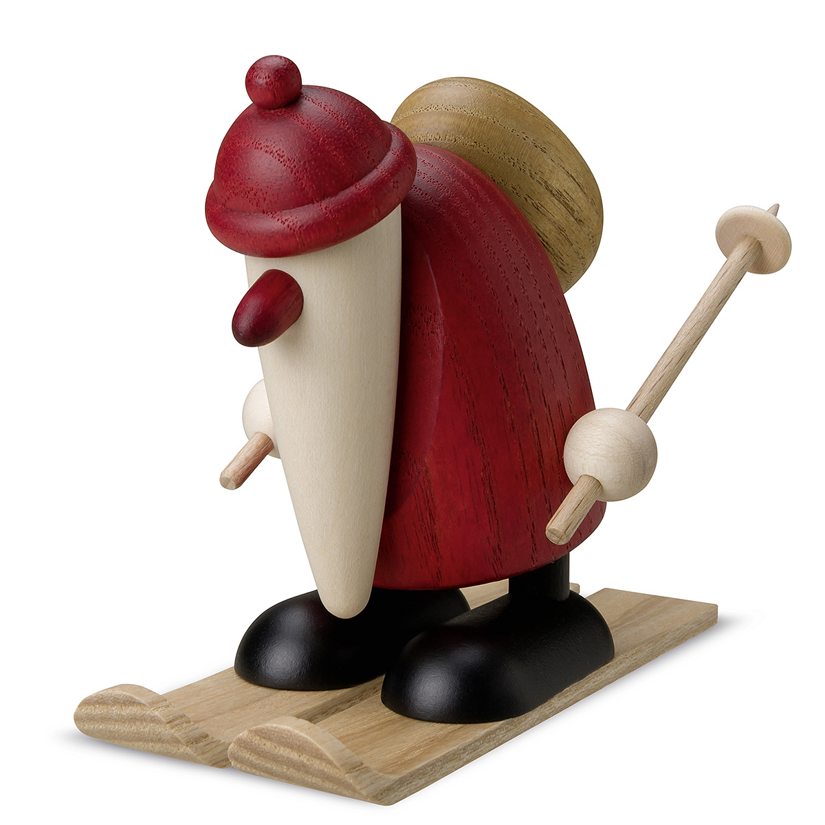 Santa Claus skiing, small