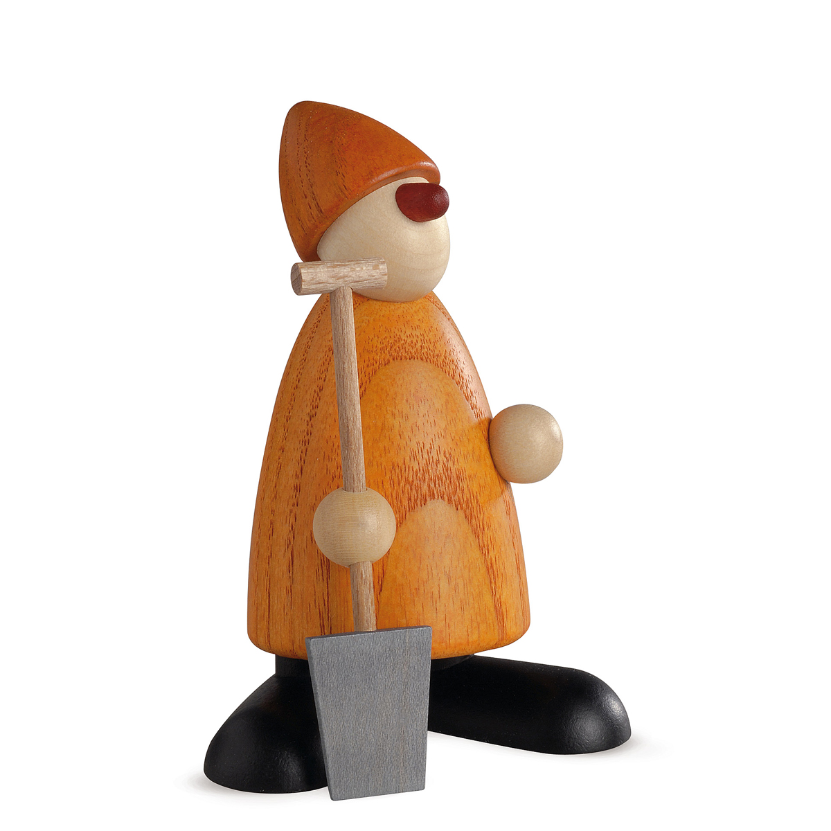 Gratulant Hans mit Spaten, gelb