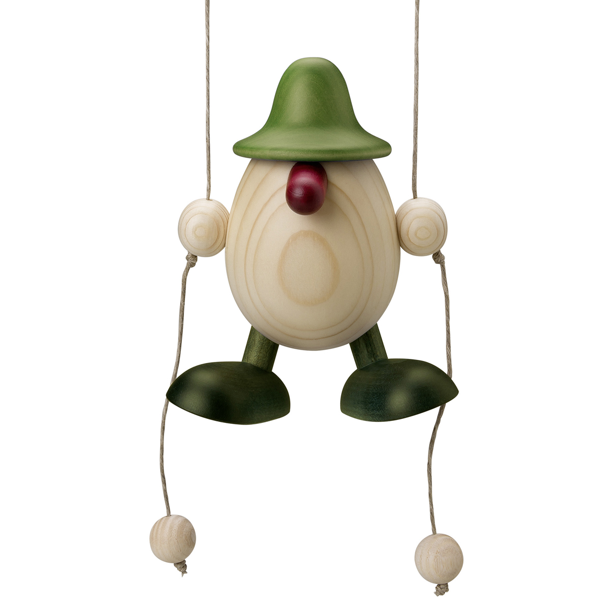 Eierkopf Arthur, kletternd, grün