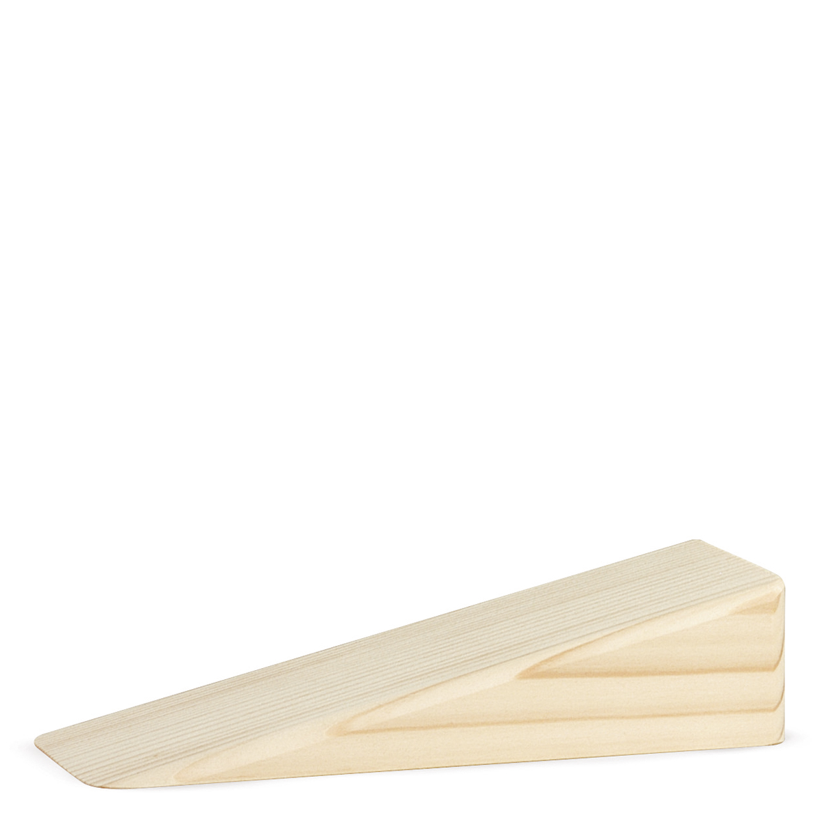 Wedge, natural wood