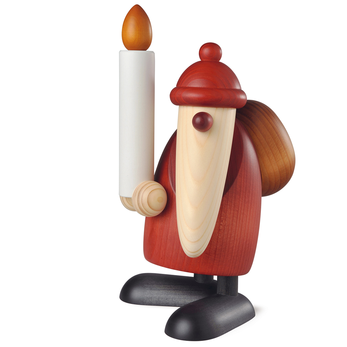 Santa Claus with candle, large